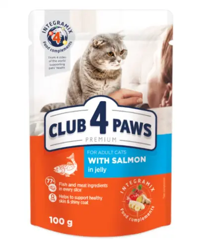 Club 4 Paws Pisica Plic Somon 85 g