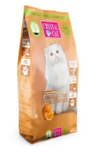 Crystal Cat Asternut Vegetal Tofu Portocala 5 L