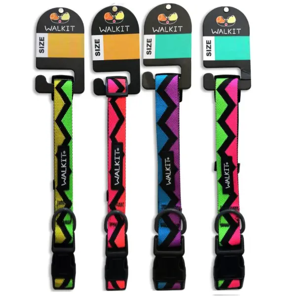 Walkit Zgarda Caine Tesatura Jacquard M 1.9 cm X 36-51 cm - galben