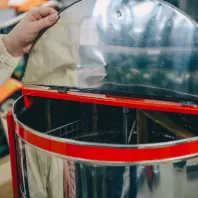 Centrifuga pentru miere, inox, manuala, pe 4 rame 1/1