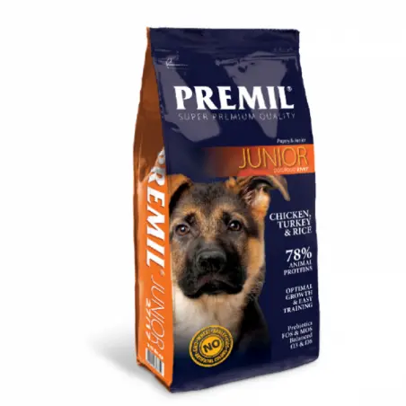 Premil Junior, hrana uscata pentru caini,15 kg