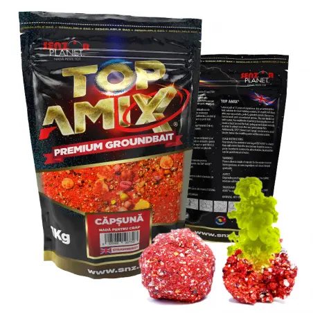 TOP Amix capsuna, nada pentru crap, 1 kg