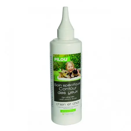 Lotiune pentru conturul ochilor, pentru caini si pisici, Pilou, 120 ml