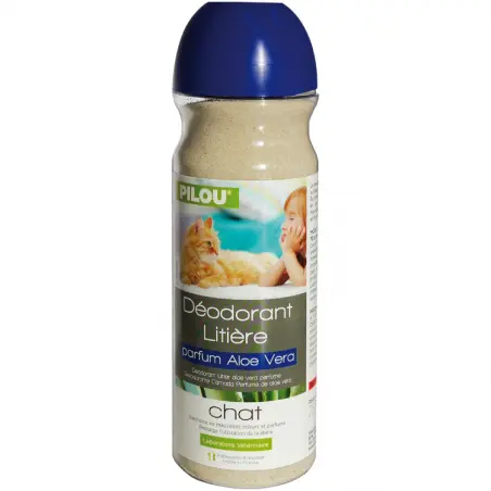 Deodorant pentru litiera, aloe vera, Pilou, 750 gr