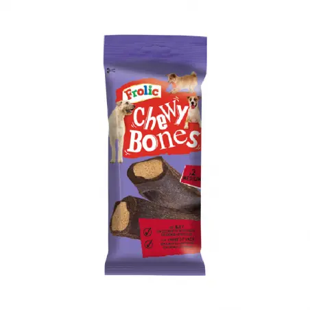 Frolic Chewy Bones, recompense pentru caini adulti, Vita, 70 gr