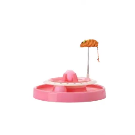 Jucarie interactiva pentru pisici soricel si minge