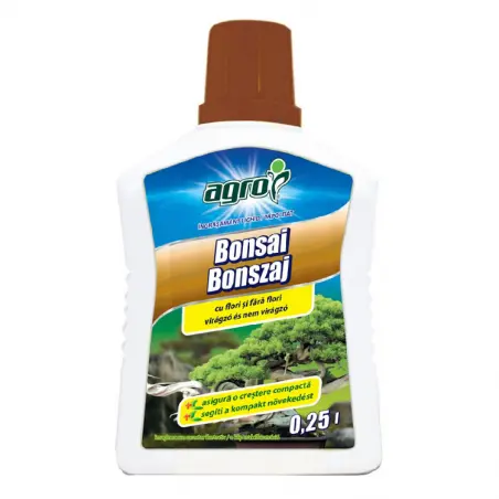Ingrasamant lichid pentru bonsai, Agro, 0,25 L