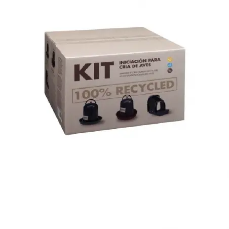 Kit crestere pui, hranitoare 5 kg, adapator 5 L, cuib