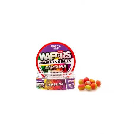 Senzor Planet, wafters dumblles & balls bicolor, capunsa, 8 mm, 30 g