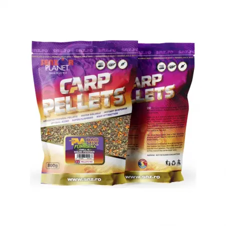 Senzor Planet, PVA Bag Mix Fumigena Krill & Squid Powder, 800 g