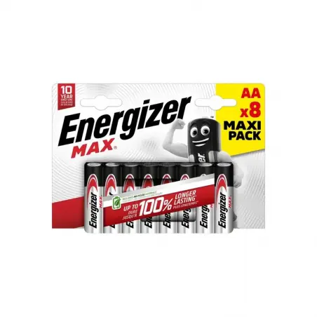 Baterie Energizer Max Alkaline Power, E91, LR6, 8BP