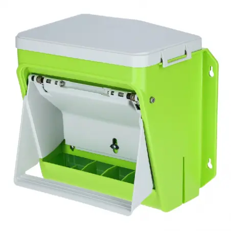 Hranitoare din plastic cu pedala pentru pasari, 7,5 kg