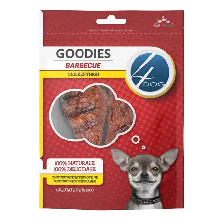 4DOG GOODIES BARBECUE LAMB CHOPS 100G