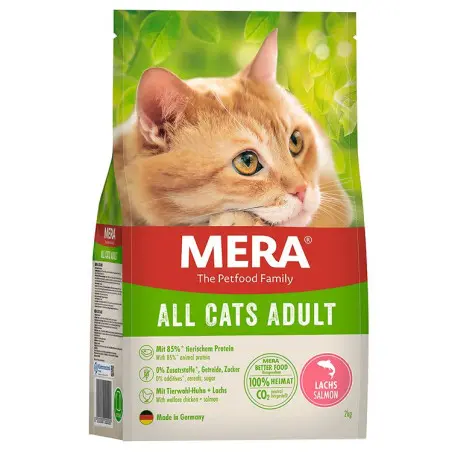 MERA Adult cu Somon, hrana uscata pentru pisici, 2 kg