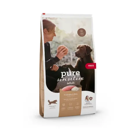 MERA Pure Sensitive Curcan & Orez – Hrana Uscata pentru Caini Medii si Mari, Hipoalergenica, 12,5 kg