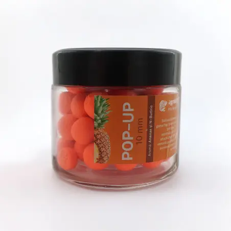 Boilies Pop-Up 10mm Pop-Shot – Aroma Ananas & N-Butyric, 15g
