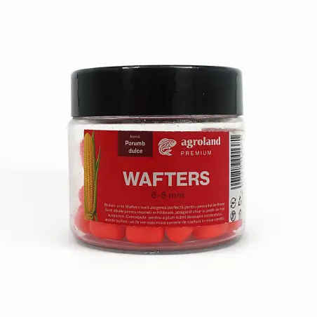 Wafters FSH 8mm Rosu – Momeala Echilibrata cu Aroma de Porumb