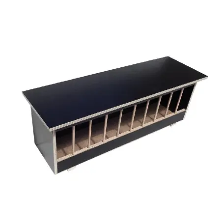 Hranitoare din lemn pentru porumbei, cu capac, 100 cm