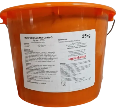 Galeata cu vitamine si minerale pentru bovine, Agroland, 25 kg