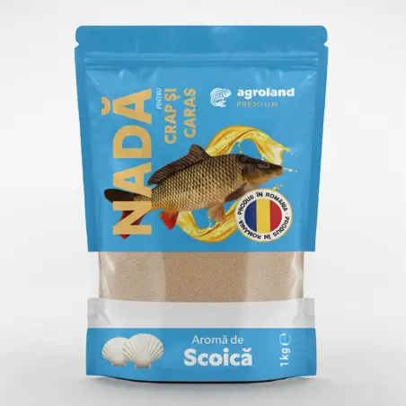 Nada Premium pentru crap si caras, 1 kg, scoica