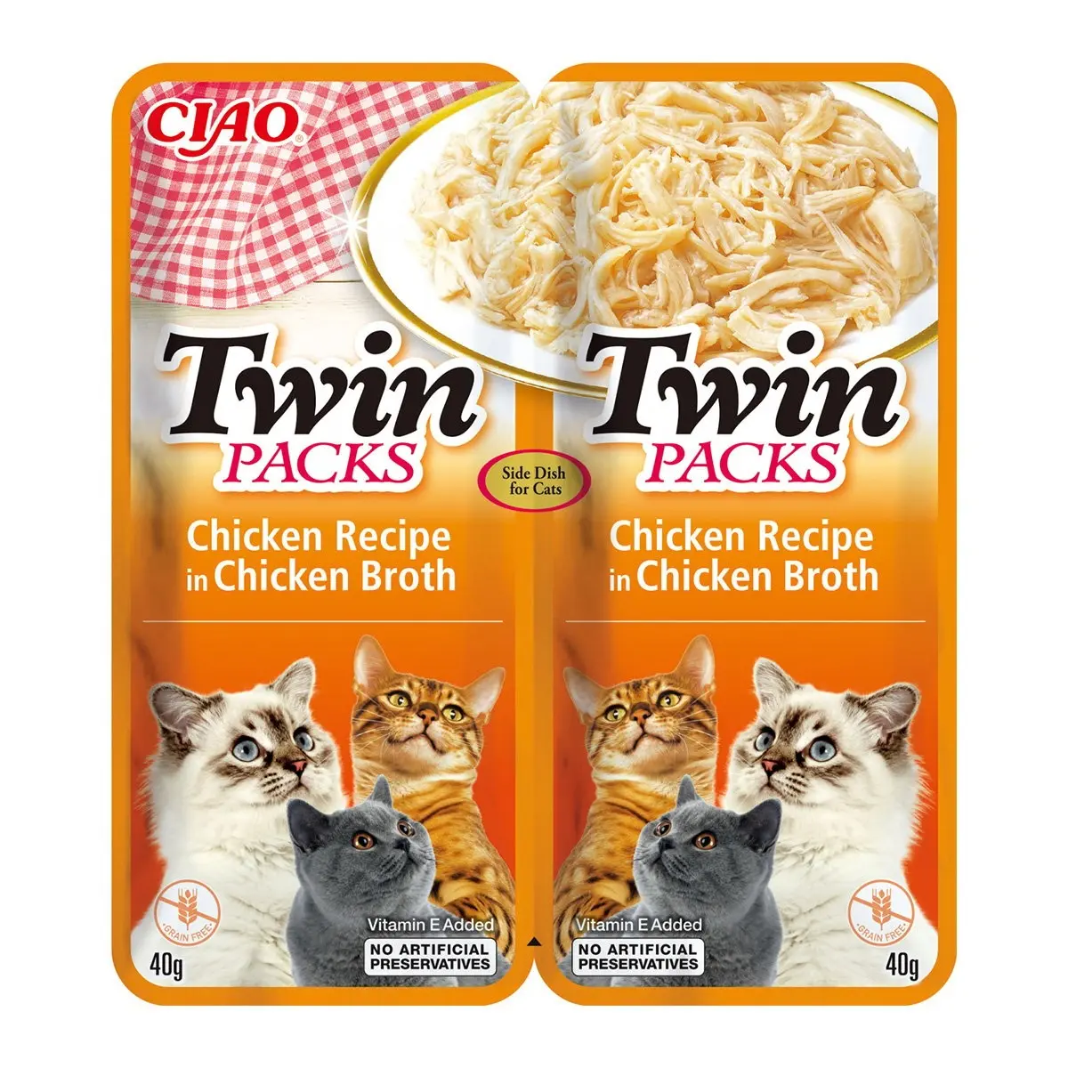 Ciao Cat Twin Packs, 2x40 grame