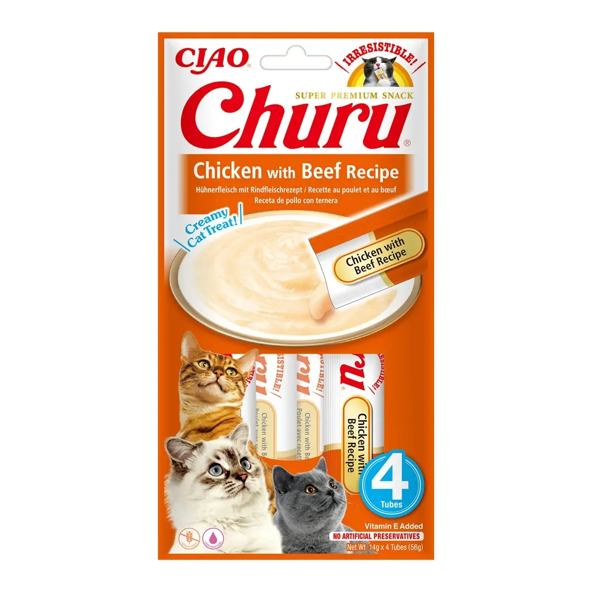Churu Cat Creamy Treat, 4 x 14 grame - Image 3