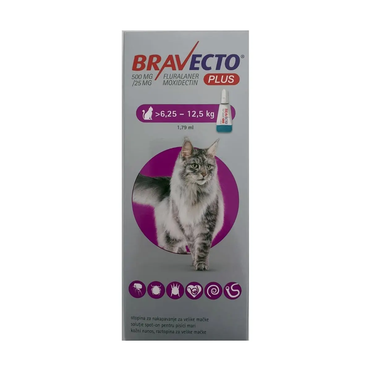 Bravecto Plus Pisica, 1 pipeta - Image 3
