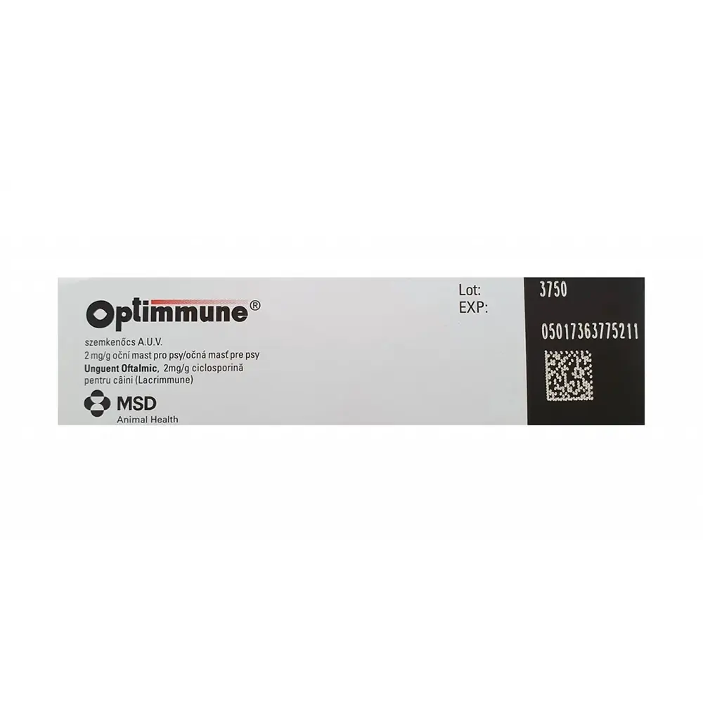 Optimmune Ophtalmic, 3.5 grame (Data expirare: 31.05.2026)