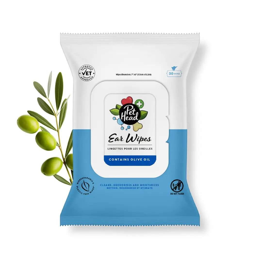 Pet Head Servetele Urechi Caini & Pisici, 30 bucati