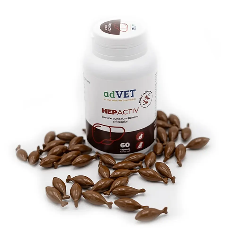 AdVet Hepactiv Twist Off, 60 capsule