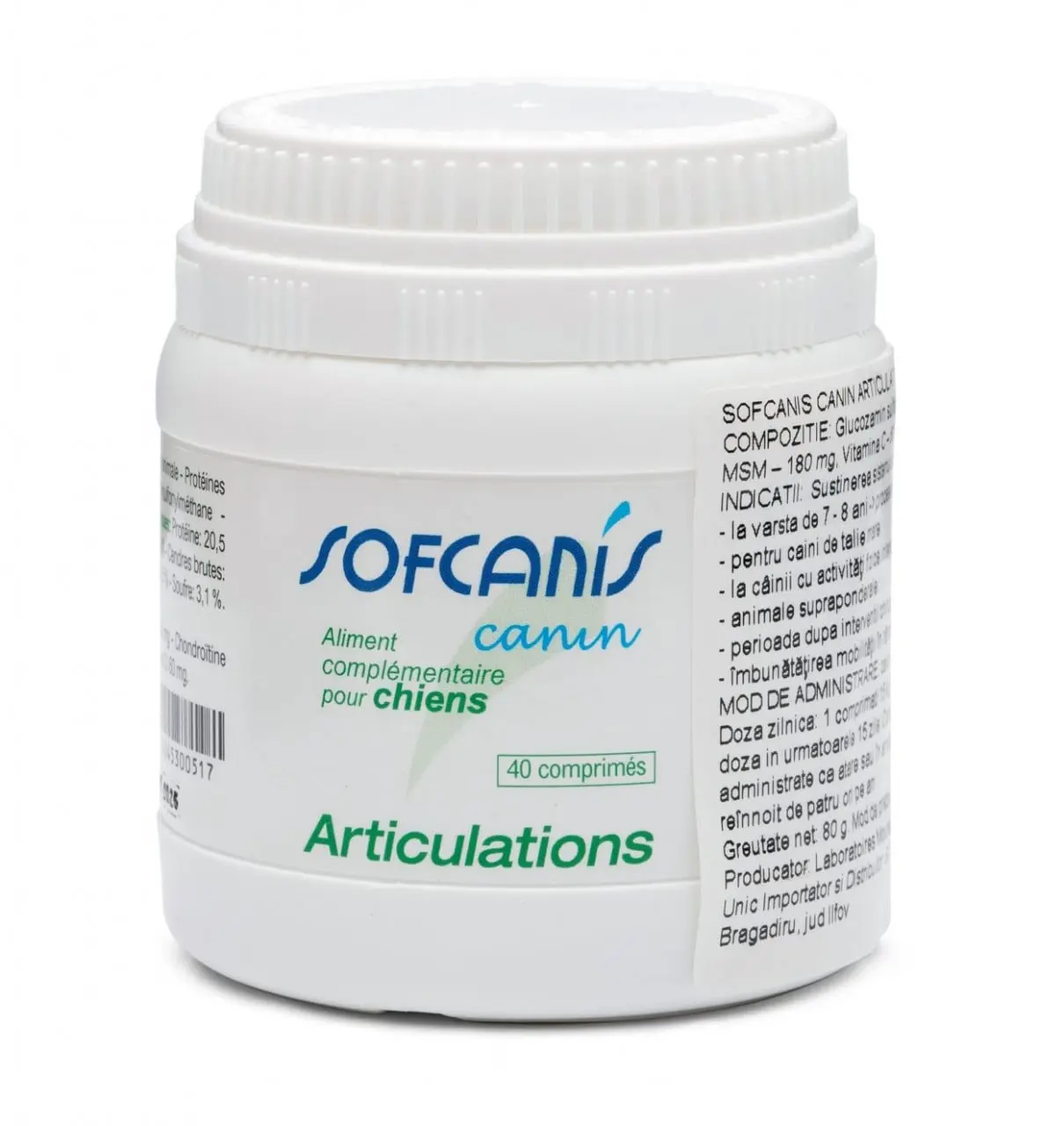 Sofcanis Articulations Caine, 40 comprimate