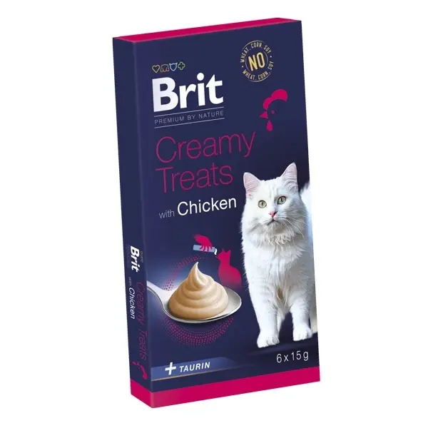 Brit Cat Creamy Treat, 6x15 grame - Image 4
