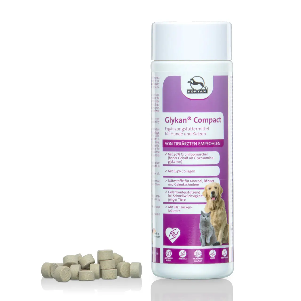 Fortan Glykan Compact, 400 tablete