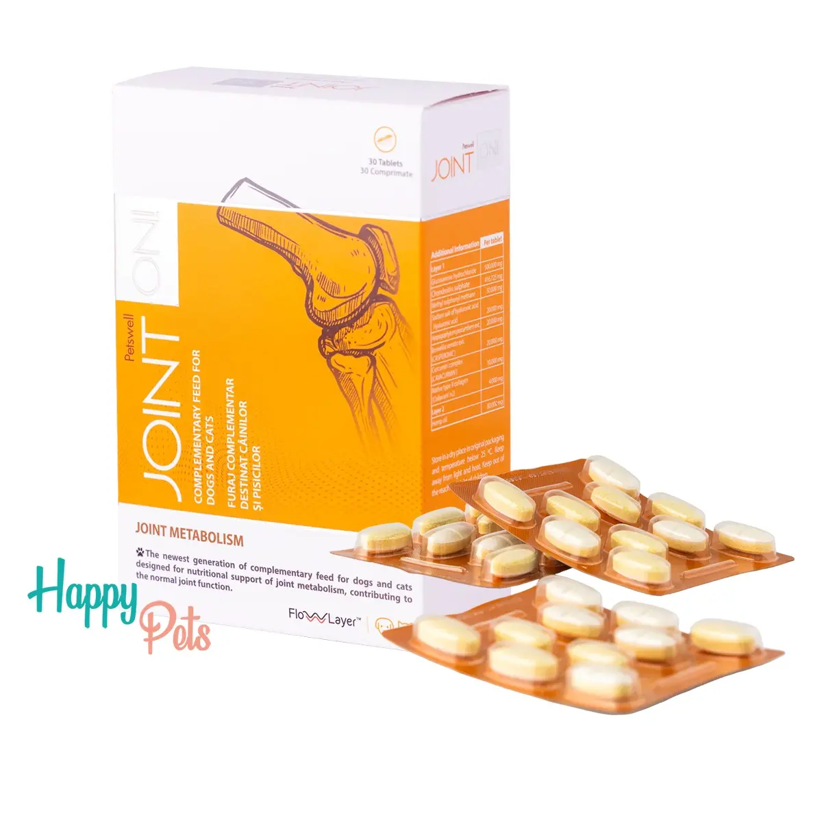 Petswell Joint On, 30 tablete