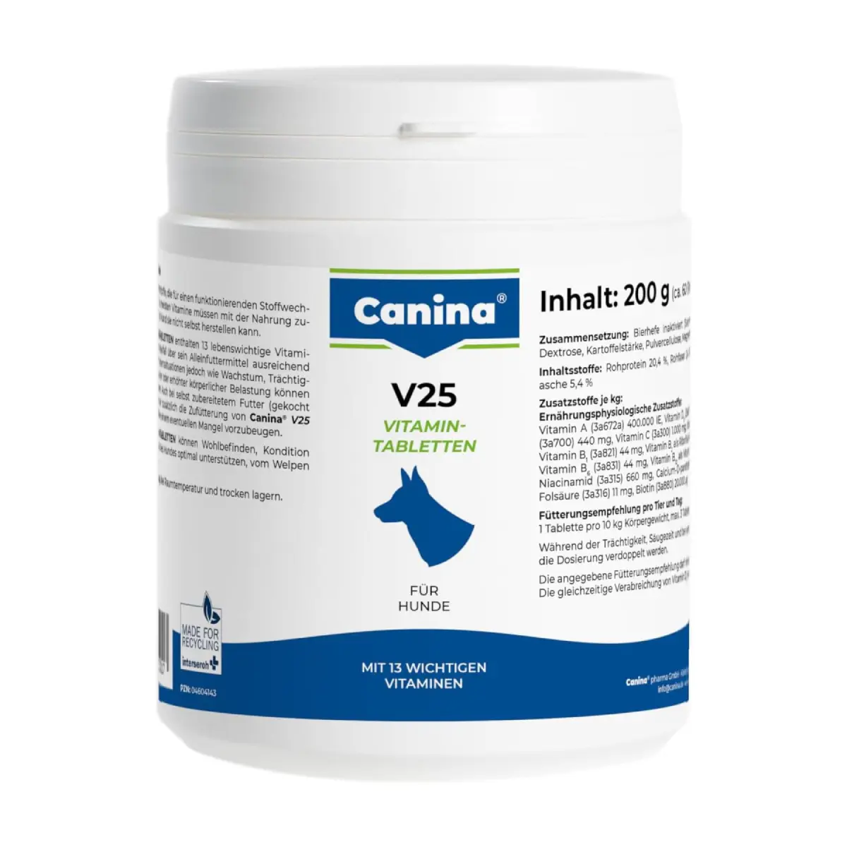Canina V25 Vitamine Caini, 60 tablete