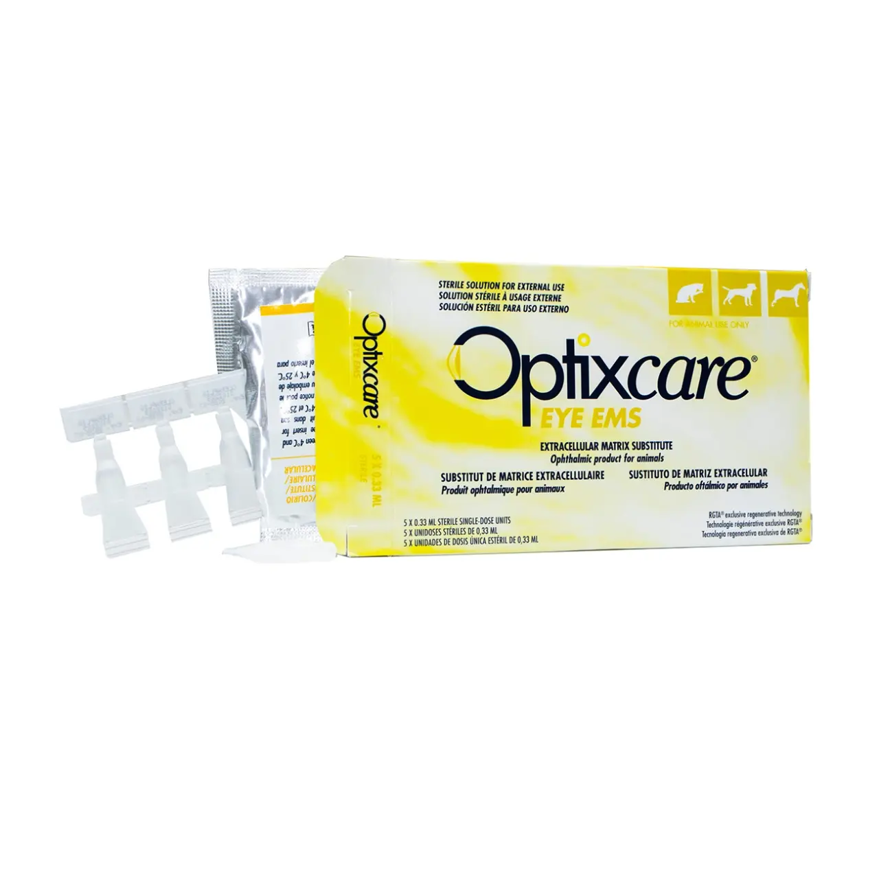 Optixcare Eye EMS, 5 x 0.33 ml