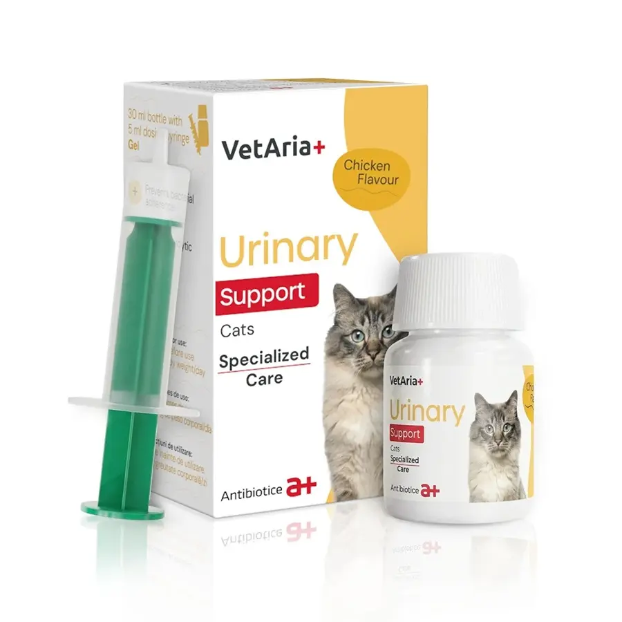 VetAria+ Urinary Support Pisica, 30ml - Image 2