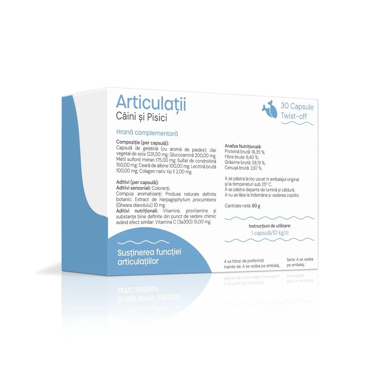 VetAria+ Articulatii, 30 capsule Twist-Off - Image 2