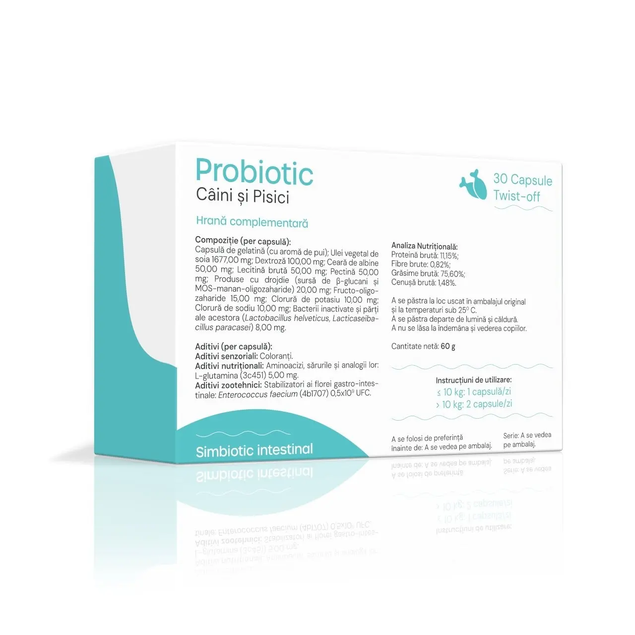 VetAria+ Probiotic, 30 capsule Twist-Off - Image 2