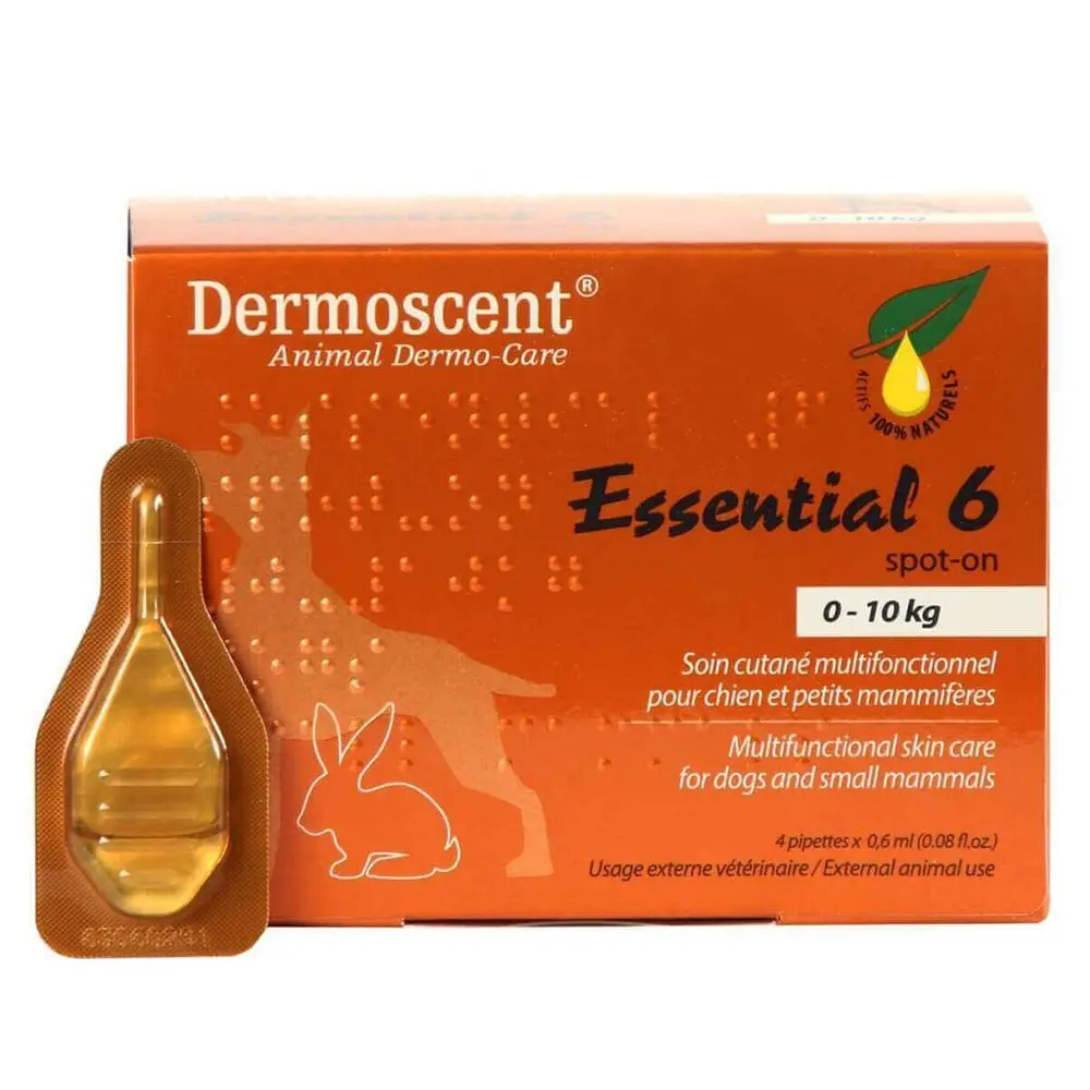 Dermoscent Essential 6 Spot-On Caine, 4 pipete
