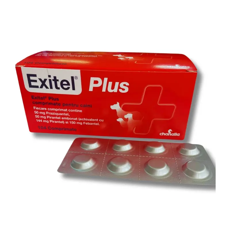 Exitel Plus Caine, 1 tableta