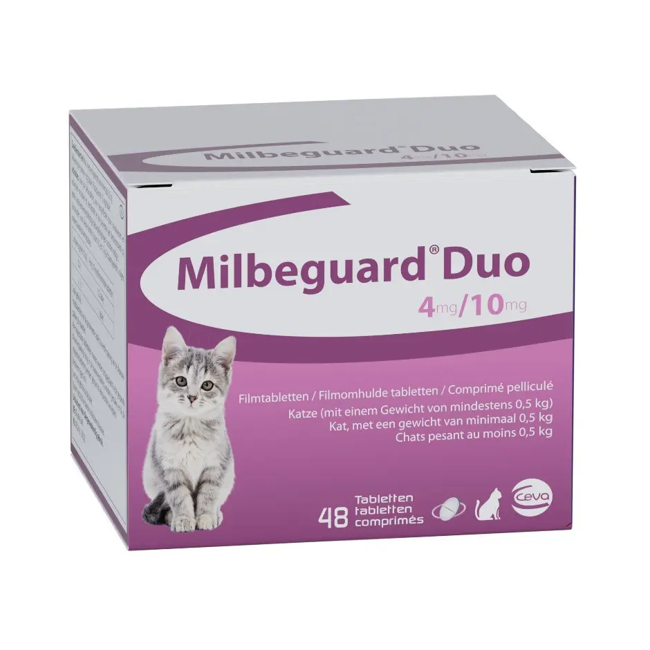 Milbeguard Duo Pisica, 1 tableta