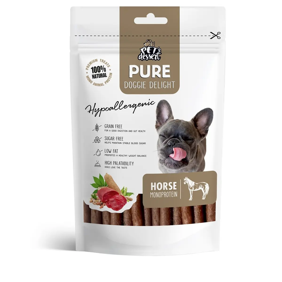 Pet's Dessert Pure Monoprotein Dogs, 80 grame - Image 5