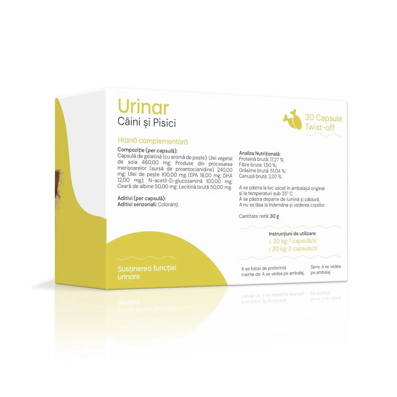 VetAria+ Urinar, 30 capsule Twist-Off - Image 2