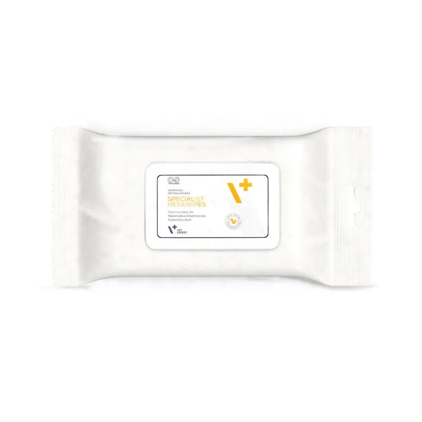 VetExpert Specialist Hexawipes, 40 servetele