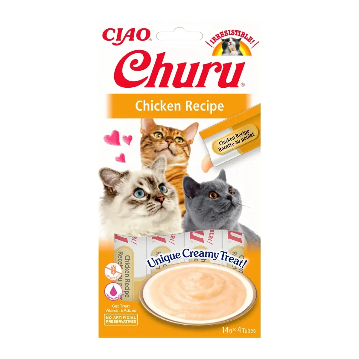 Churu Cat Creamy Treat, 4 x 14 grame