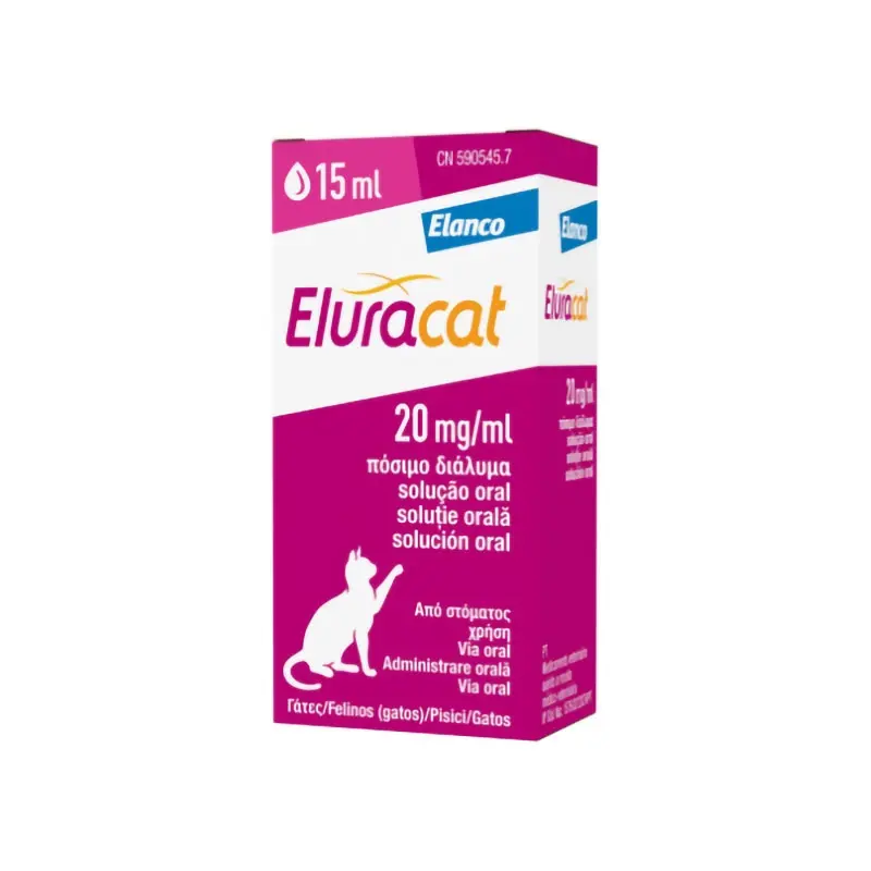 Eluracat 20mg/ml, 15ml solutie orala pisica