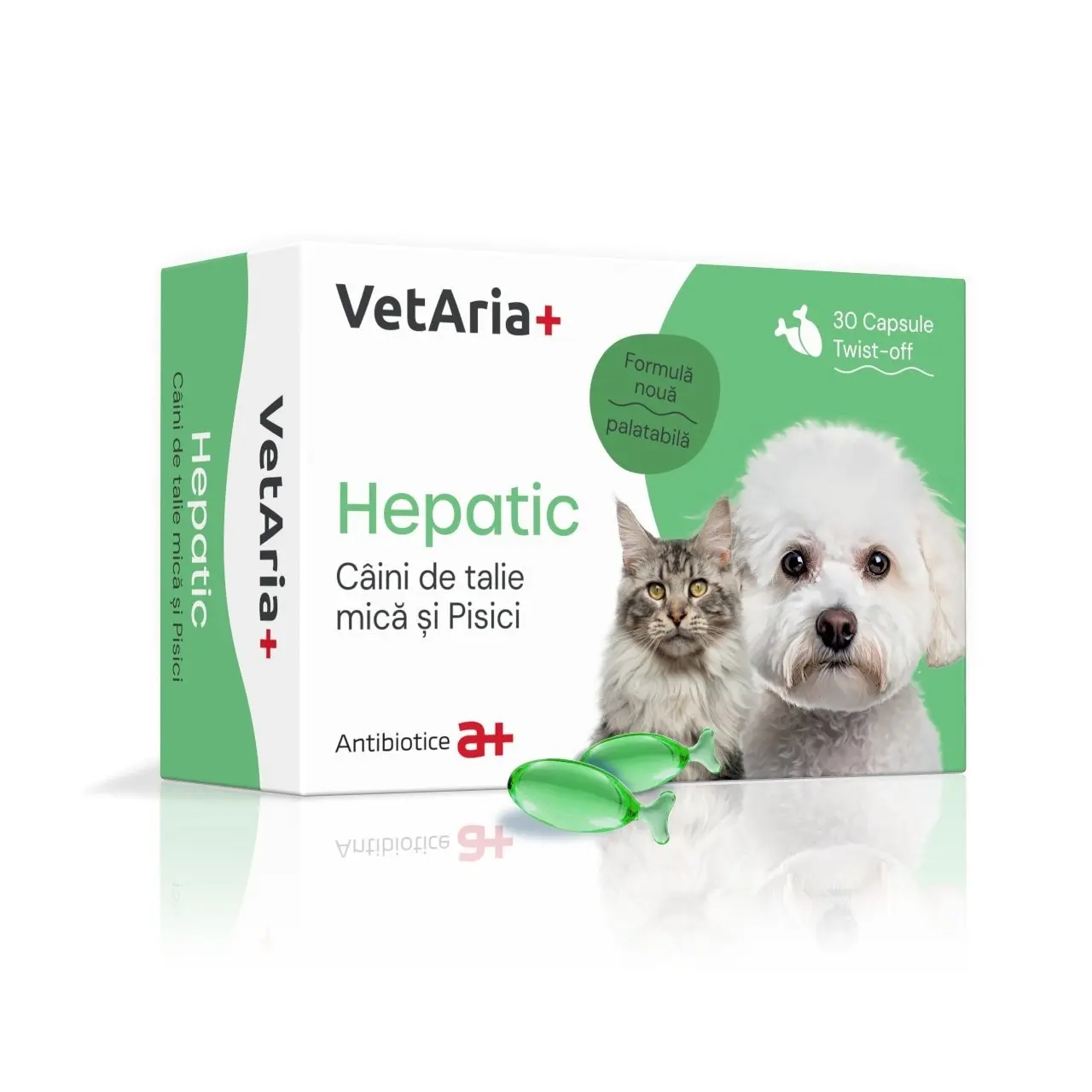 VetAria+ Hepatic, 30 capsule Twist-Off