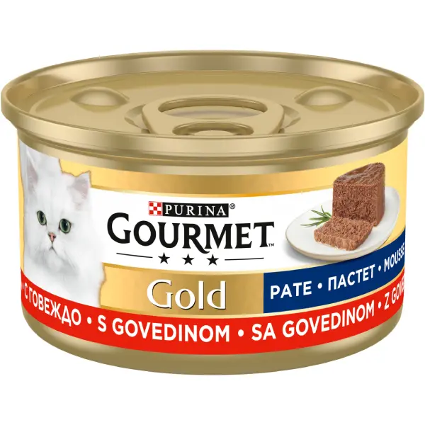 PURINA® GOURMET® GOLD, cu Vita, pate, hrana umeda pentru pisici, 85 g