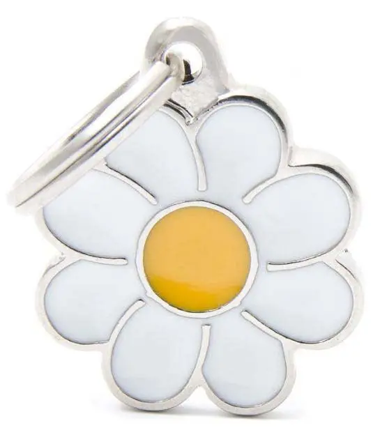 MY FAMILY Charms Medalion pentru gravat, Floricica 2,4x2,4cm